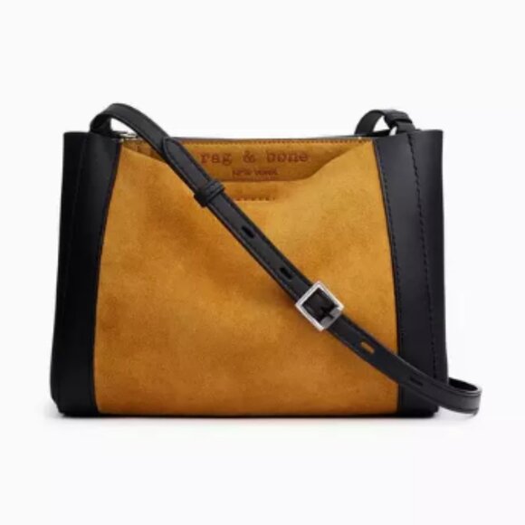 rag & bone Handbags - Rag & Bone Passenger Suede & Leather Crossbody Bag